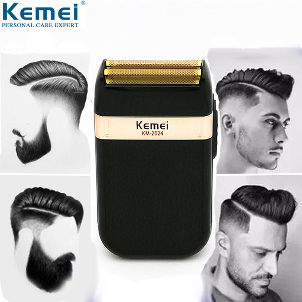 Kemei Electric Shaver for Men Twin Blade Waterproof Reciprocating Cordless Razor USB Rechargeable Shaving Machine Barber Trimmer care tools