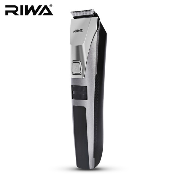 RIWA Waterproof Hair Trimmer LCD Display Men's Hair Clipper Rechargeable One Piece Biuld-in Comb Design Haircut Machine +B