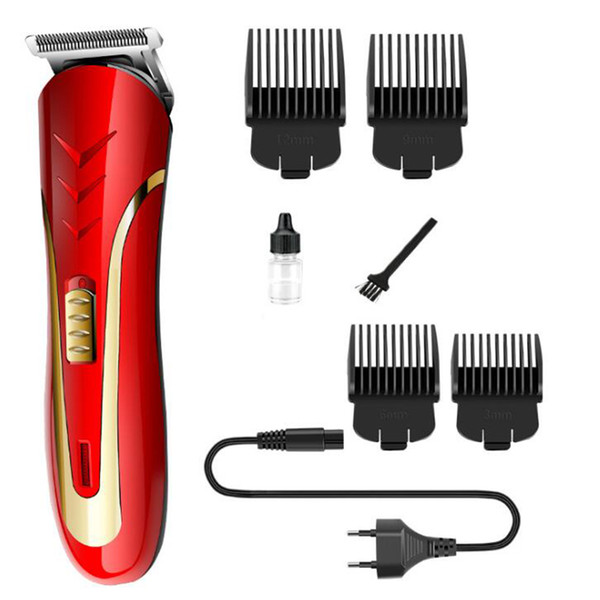 KEMEI KM-1409 Hair Clipper Electric Hair trimmers with Carbon Steel Head Rechargeable Hair Cutter DHL Free