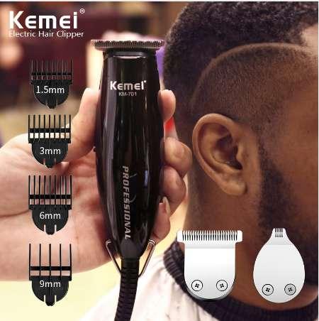 New Kemei 0mm Baldheaded Professional Hair Trimmer Powerful Electric Hair Clipper Shaver Modelling Hair Trimmer Razor KM-701