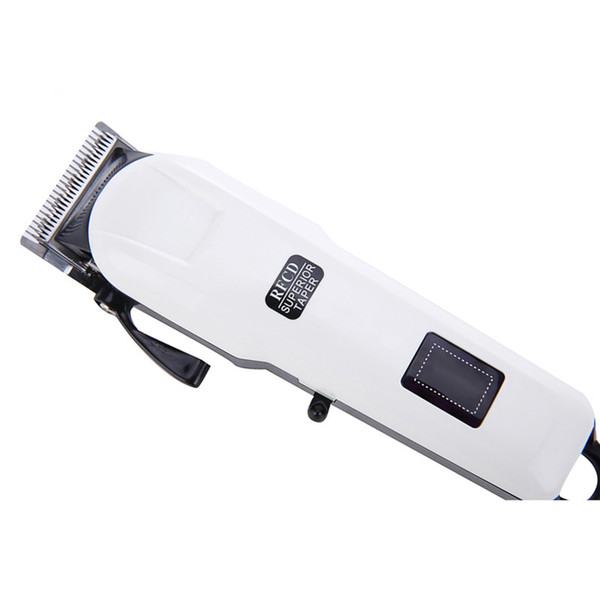 RFCD Superior Taper with Led Display Professional Rechargeable Barber Tools Electric Hair Clipper Hair Trimmers DHL Free