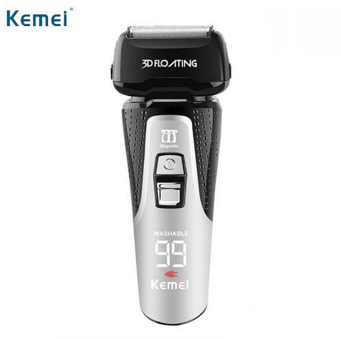 Kemei Ttriple Blade Reciprocating Electric Shaver 110-220V Whole Body Washable Men Electric Razor Professional Hair Razor KM-1531