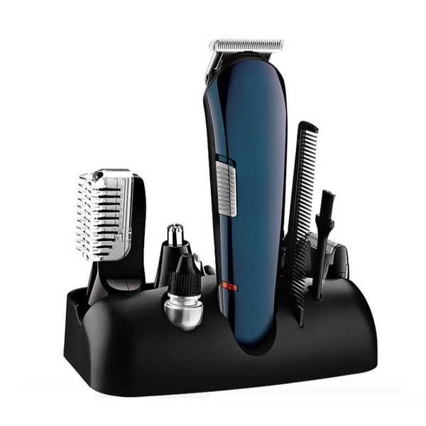 5 in 1 Men's Grooming Kit Electric Hair Trimmer USB Rechargeable Barber Clipper Body Shaver Set