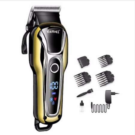 Professional rechargeable hair clipper electric hair trimmer for men cutter hair cutting machine haircut barber shop tool set