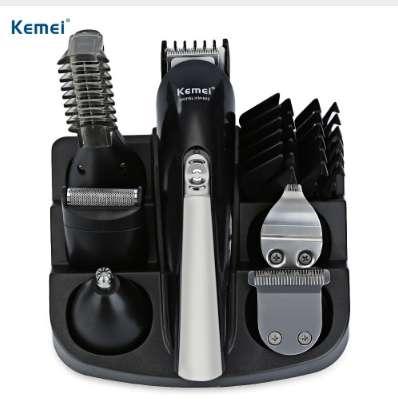 Kemei KM - 600 Professional Hair Trimmer 6 In 1 Hair Clipper Shaver Sets Electric Shaver Beard Trimmer Hair Cutting Machine