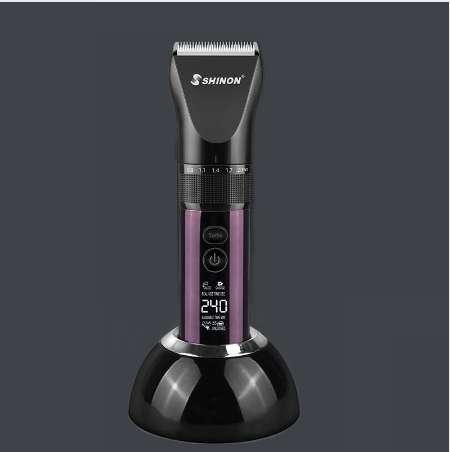 Professional Electric Hair Clipper for Men Baby Hair Trimmer Ceramic Titanium Blade Cutting Shaving Machine for Barber Salon