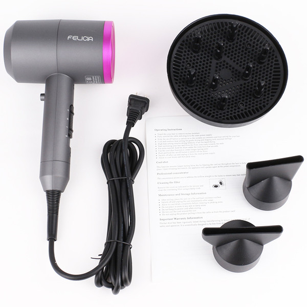 FELICIA Hair Dryer Professional Salon Tools Blow Dryer Heat Super Dry Hair Dryers Blow Dryer Heat Super Speed Blower Hair Styling Tools