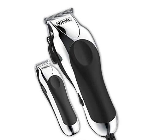 Wahl Deluxe Chrome Pro Complete Hair and Beard Clipping and Trimming Kit Includes Quality Clipper Guide Combs Cordless Trimmer Styling