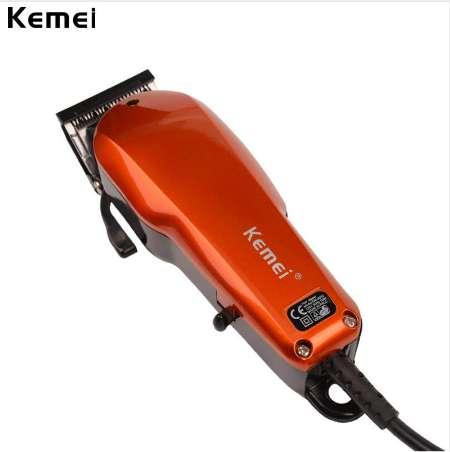 Kemei 220-240V Household Trimmer Professional Classic Haircut Corded Clipper for Men Cutting Machine with 4 Attachment Combs 40