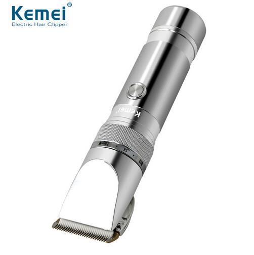 KM-9801 Professional hair clipper Aluminum Alloy Rechargeable Electric Hair trimmer kemei Removal Hair cutting machine