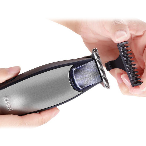 Kemei KM-5021 3 In 1 Professional Rechargeable Hair Trimmers Clipper Haircut Barber Hair Clipper Styling Machine with retail package