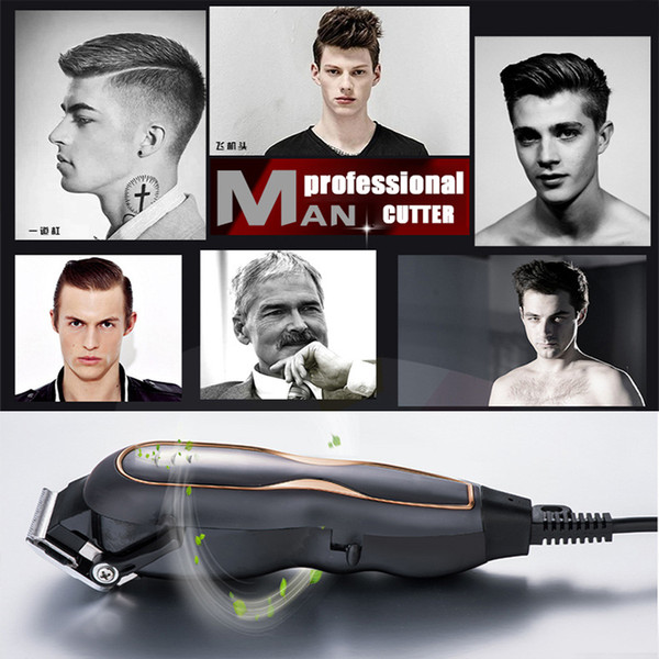 Clippers BaoRun Professional Clippers Mute Ultra Power Electric Hair Trimmer Barber Salon Men Hair Cutting Machine with Cord 220V