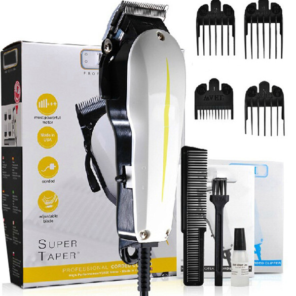 Electric Washable Hair Clipper Rechargeable Hair Trimmer Shaver Razor Cordless Adjustable Clipper Rechargeable Electric Hair Trimmer Barber