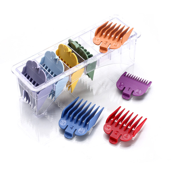 8 sizes of guide comb sets with a box 3 6 10 13 16 19 22 25 mm clipper spare parts hair clipper limited combs