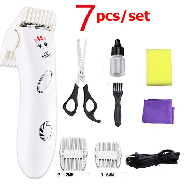 Professional Baby Electric Hair Trimmer Sets Hair Clipper Low Noise Hair Cutting Machine Shaver Razor Haircut Kit With Rtail Package