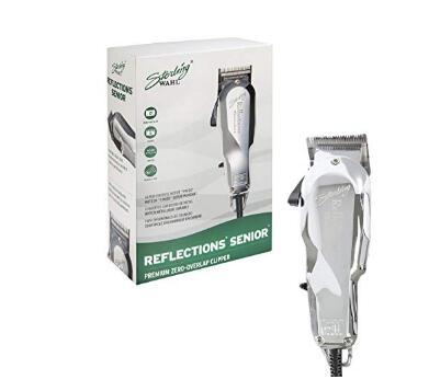 Wahl Professional Reflections Senior Clipper #8501 Classic Clipper with Metal Housing and Chrome Lid Cool Running v9000 Motor