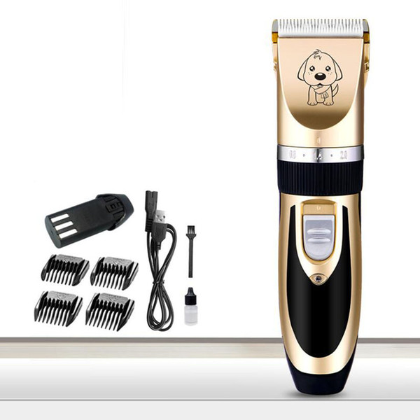 Professional Hair Clipper for Pet Hair Trimmer With USB Cable Pets Hair Care Tools DHL Free