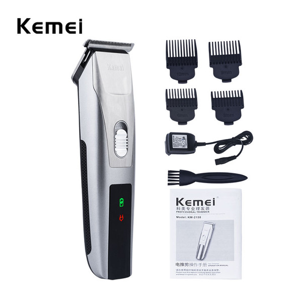 KEMEI Professional Electric Hair Clipper Rechargeable Hair Trimmer Hair Cutting Machine To Haircut Beard Trimer Razor Shaving