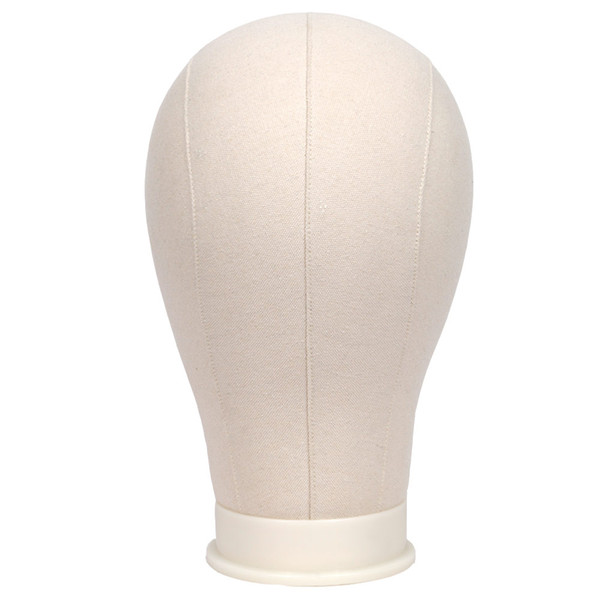 Canvas Block Mannequin Head For Wig Display Making And Styling Professional Head With Mount Hole 21