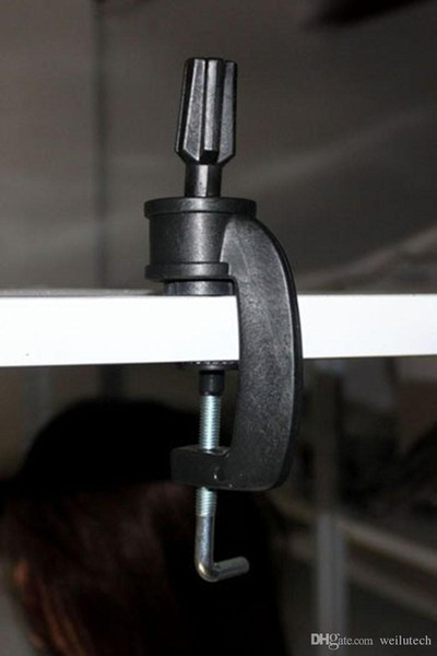 Small stand of mannequin head, barber tools, desk stand, A_S2397 / A_S8179