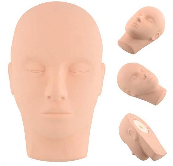 Delicate Soft PVC Half Mannequin Heads for Target Practice Head-form Mannequins Training Head Mould Practice Model Head 