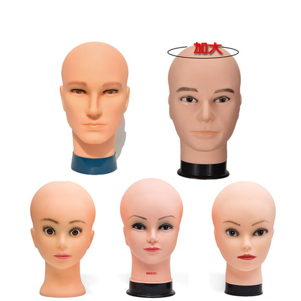 Wig Mannequin head bareheaded head models male and female various styles Wig Hats scarf display Store props support