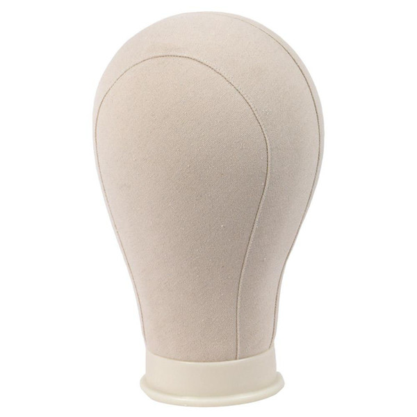 WYF Wig Mannequin Model Head Canvas Block Pins Head for Wig Display Hair Extensions Tools Making Styling Cork Surface Mannequin Head White