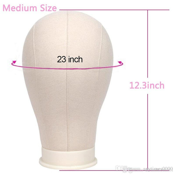 canvas block head Manequin Head Wig 21-25inch Mannequin Head Model For Hair Extension Toupee Lace Wig Making Styling