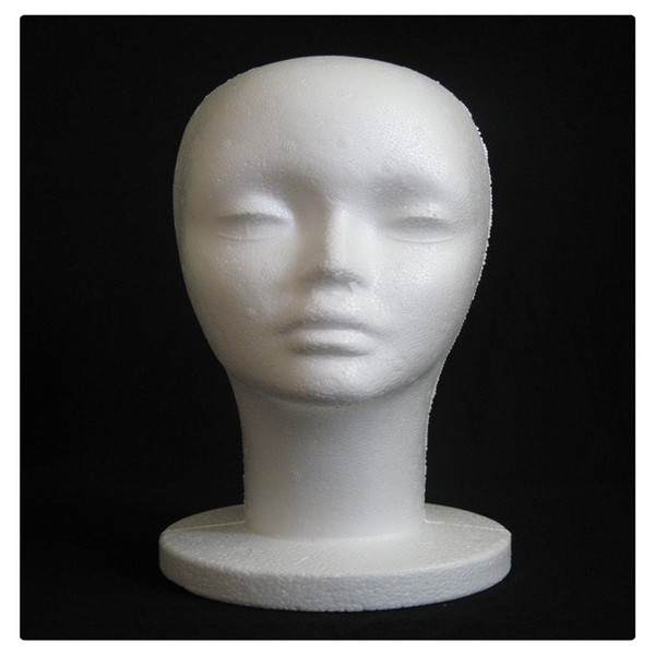 Professional Mannequin Neutral Head Mannequin Practical Male and Female Mannequin Head Wigs Glasses Cap Display Holder Stand Model