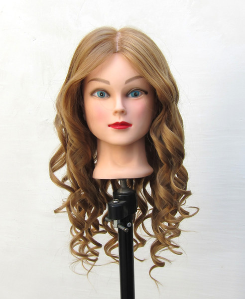 Mannequin Head Maniqui Human Hair Dummy Training Head Cosmetology Mannequin Heads Manikin Head Hair Styling Mannequins