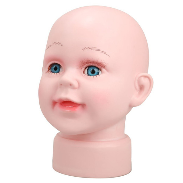 Children Manikin Head Model Foam Female Styrofoam Wig Mannequin Hair Hat Glasses Display (Boys)