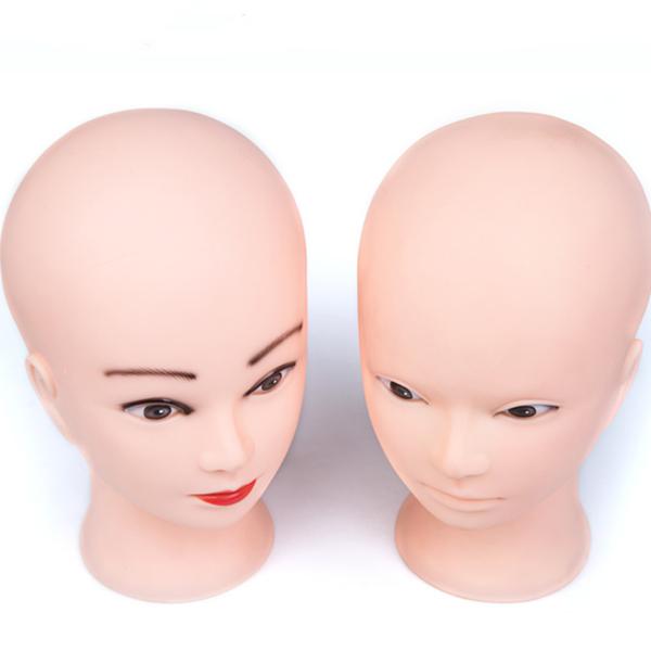 T-23 New product! cheap human hair wig / cap/ hat mannequin heads practice makeup for !