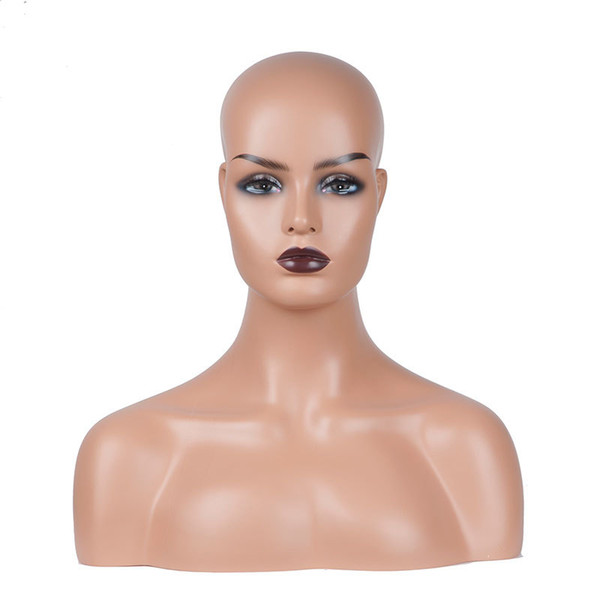 Realistic Fiberglass Mannequin Head Bust Sale For Wig Jewelry And Hat Display