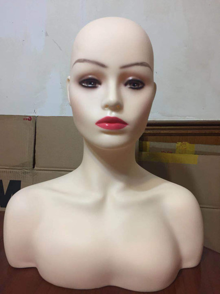 Female Mannequin Heads Bust For Lace Wig And Jewelry Display Top Sell