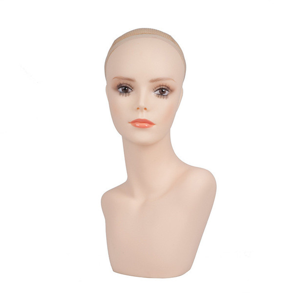 Fashion &Hot New Cute Mannequin Heads Head Hair Tool For Showing Hair Products Hats Or Scarf pvc Texture