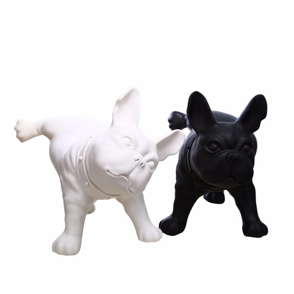 Plastic French Bulldog Dog Mannequin For Pet Display EMS Shipping Black And White Two Color One Piece Per Box