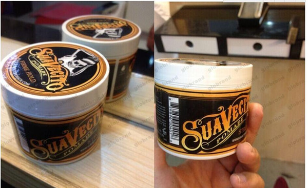 113ml Suavecito Pomade Hair Waxes Strong Style Restoring Pomade Hair Gel Style Tools Firme Hold Big Skeleton Slicked Back Hair Oil Wax Mud