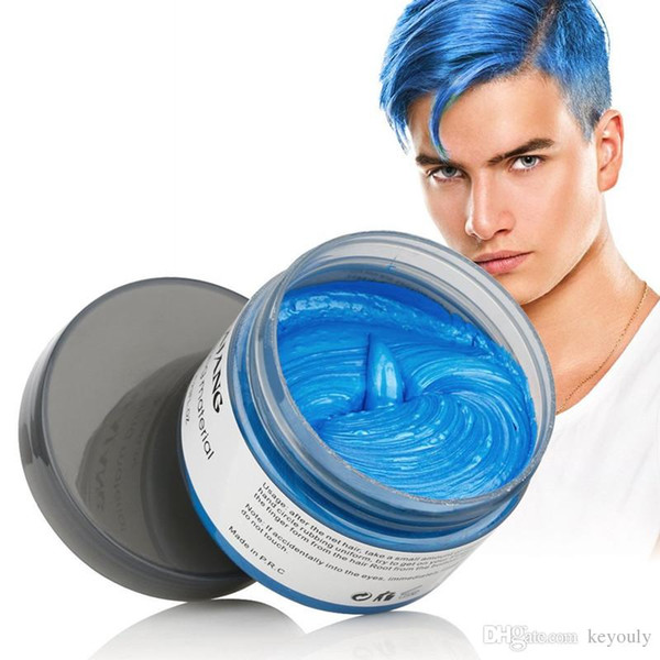 mofajang hair pomade wax 7color 120g hair styling Strong firm style not greasy easy to clean