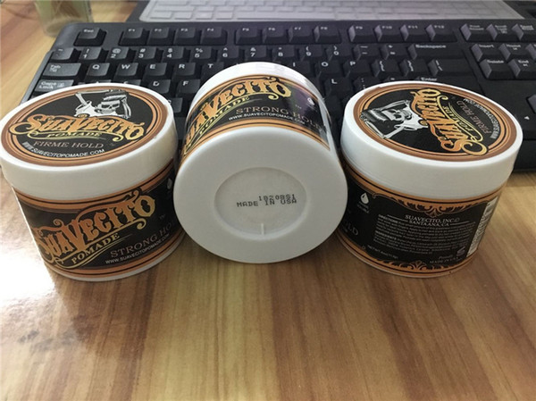 2019 Suavecito Pomade Hair Waxes Strong Style Restoring Pomade Hair Gel Style Tools Firme Hold Big Skeleton Slicked Back Hair Oil Wax Mud