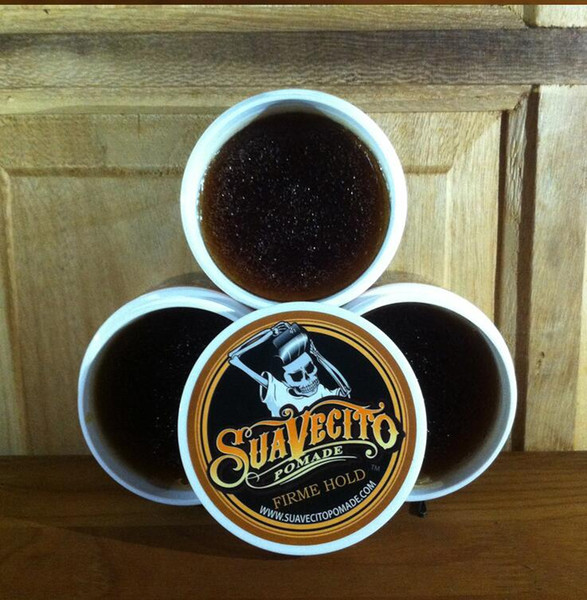 Suavecito Pomade Hair Gel Style firme hold Pomades Waxes Strong hold restoring ancient ways big skeleton hair slicked back hair oil wax mud