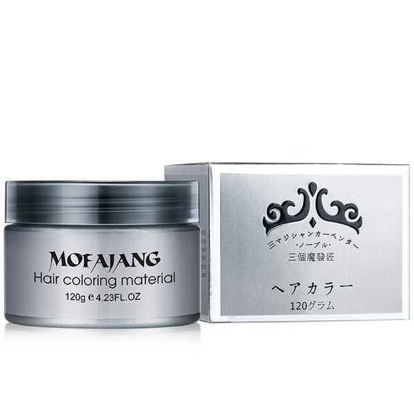 Mofajang hair wax for hair styling Mofajang Pomade Strong style restoring Pomade wax big skeleton slicked 120pcs/carton box 7 colors