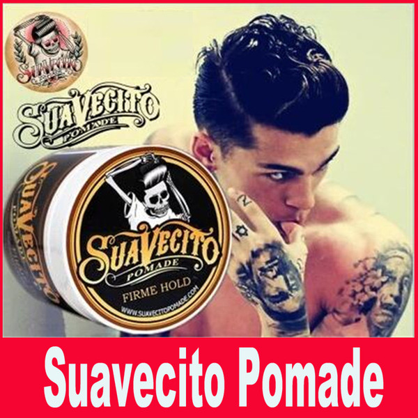 Suavecito Pomade Strong style restoring Pomade Hair wax big skeleton hair slicked back oil wax mud keep hair men 113g