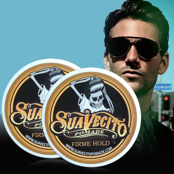 Suavecito Pomade Gel 4oz Strong Style Restoring Ancient Ways is Big Skeleton Hair Slicked Back Hair Oil Wax Mud free shipping