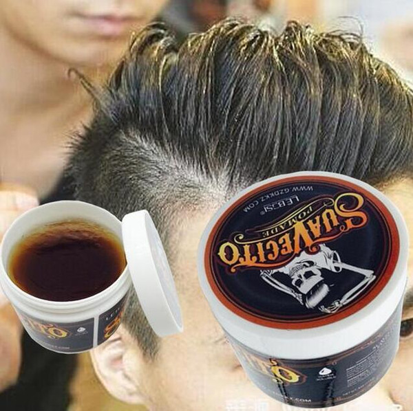 Suavecito Pomade Strong style restoring wax big skeleton hair slicked back hair oil wax mud keep pomade men 113ml Hot Free Shipping