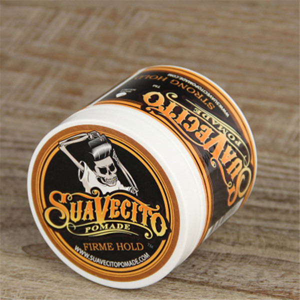 Hot Sell Suavecito Pomade Strong style restoring Pomade wax big skeleton slicked back hair oil wax mud keep hair pomade for men