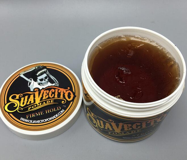 Suavecito Pomade Hair Gel Style firme hold Pomades Waxes Strong hold restoring ancient ways big skeleton hair slicked back hair oil wax mud