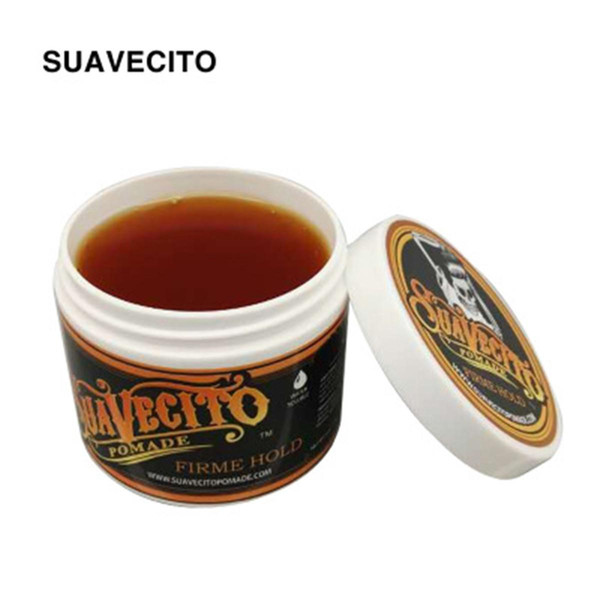 113g Suavecito Pomade Hair Waxes Strong Style Restoring Pomade Hair Gel Style Tools Firme Hold Big Skeleton Slicked Back Hair Oil Wax Mud