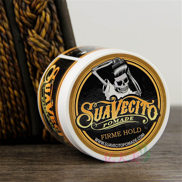 Suavecito Pomade Strong style restoring Pomade Hair wax big skeleton slicked back hair oil wax mud keep hair pomade men DHL