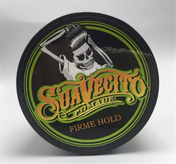 New arrival Suavecito Pomade Firme Hold Crystal Green Strong style restoring Pomade wax big skeleton slicked back hair oil wax DHL