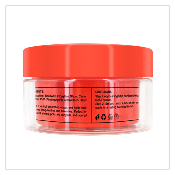 Refreshing Wax Cream Edge Control Hair Styling Cream Broken Hair Finishing Anti-Frizz Hair Fixative Gel Random Color